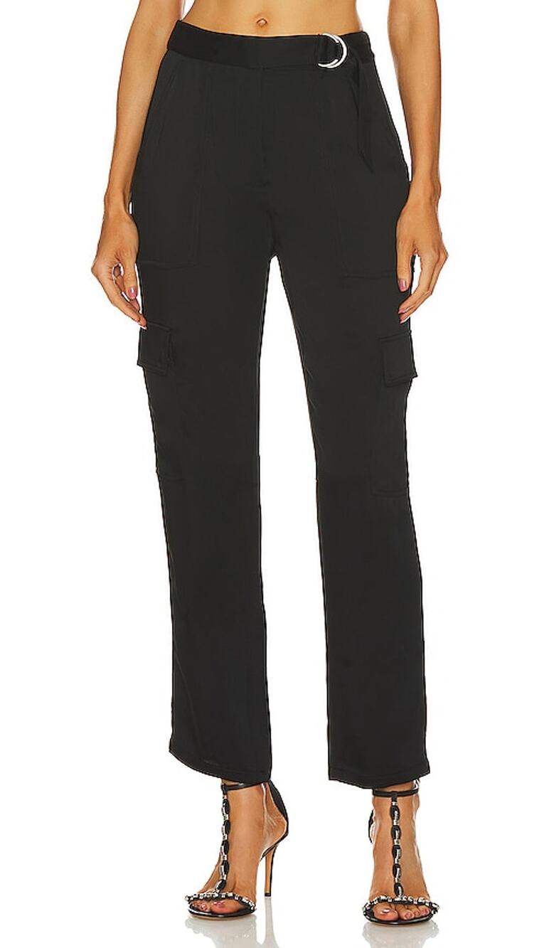 Simkhai Structured Black Carolina Cargo Pants Size 0